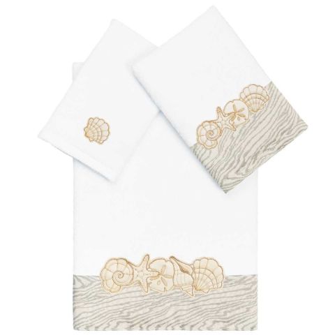 Seaside Embellished Towels