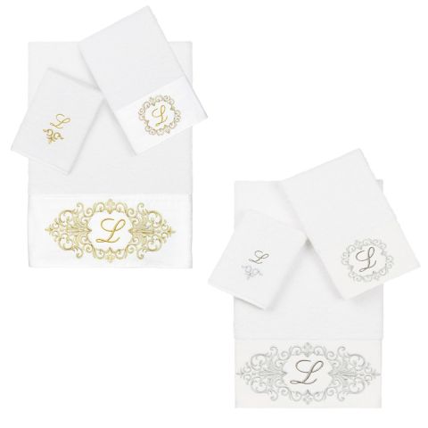 Cipher Embellished Towel