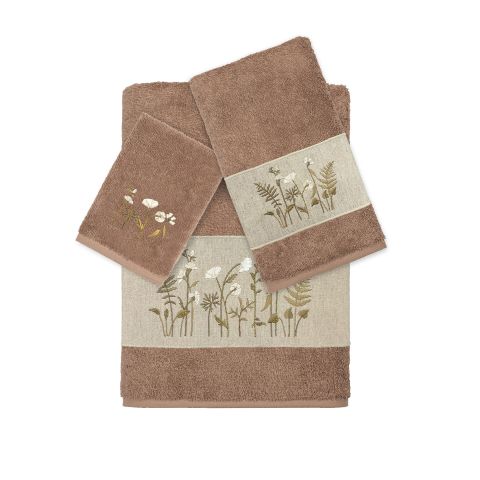 Wild Flower Embellished Towels