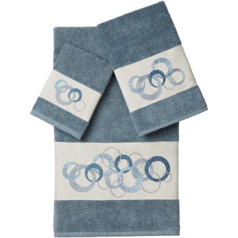 Whorl Embellished Towel