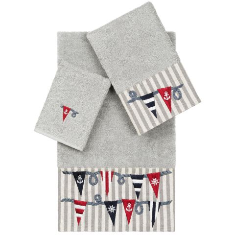 Schooner Embellished Towel