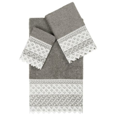 Treillage Embellished Towel