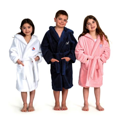 Khalpera Sweet Kids Polyester SUPER PLUSH Hooded Bathrobe