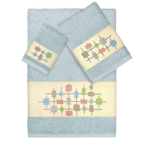 Matrix Embellished Towels
