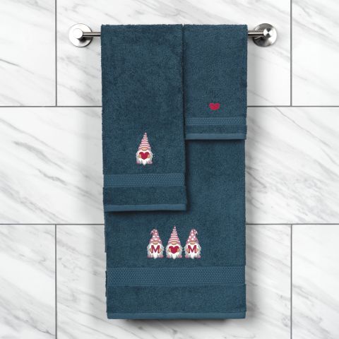 Mother's Day Gnomes Embellished Towels