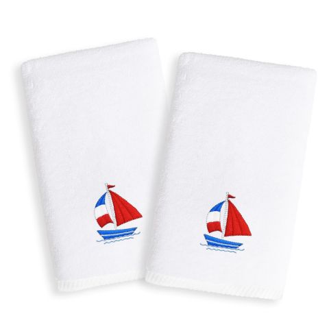 Bateau Embroidered Kids Towel
