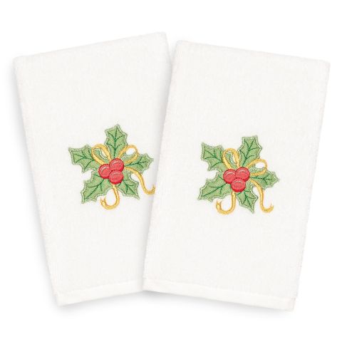 Christmas Array Embroidered Towel