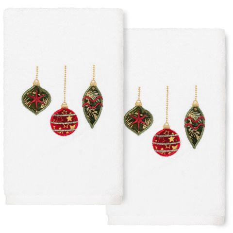 Christmas Adornment Embroidered Towel
