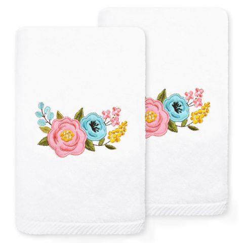 Printemps Embroidered Towel