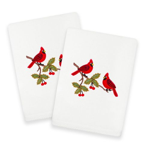 Christmas Duo Embroidered Towel