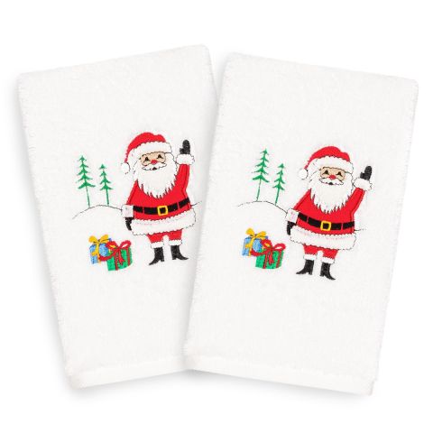 Christmas Gesture Embroidered Towel