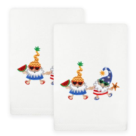 Summer Sprites Embroidered Towel