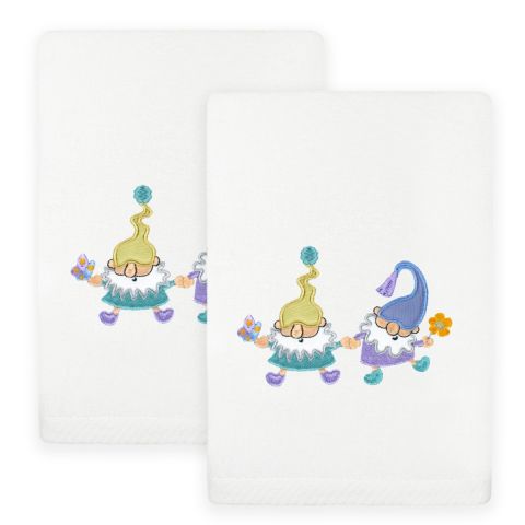 Spring Fling Embroidered Towel