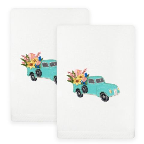 Spring Favor Embroidered Towel
