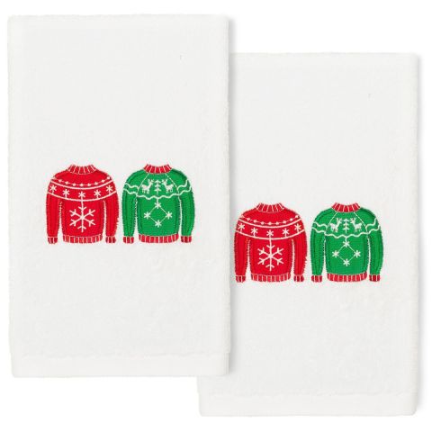 Christmas Fun Embroidered Towel