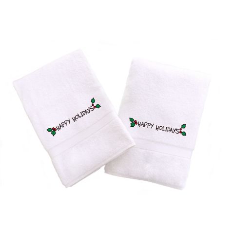 Christmas Garnish Embroidered Towel