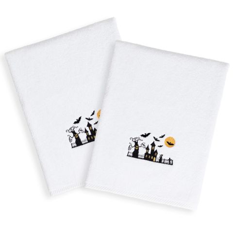 Creepy Embroidered Towel